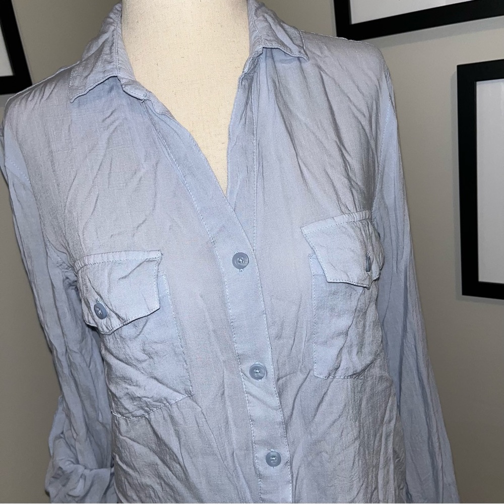 ⚠️ CLEARANCE ⚠️ Rag Poets Button Down Blouse - Picture 2 of 7